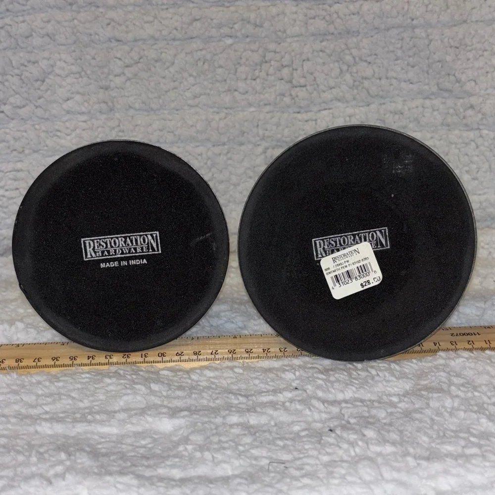 Restoration Hardware Candle Pillar Holders